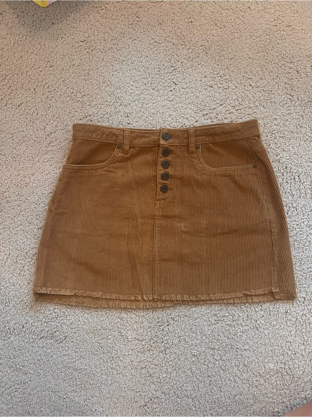 Corduroy-Like Skirt